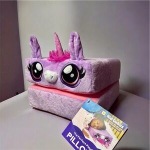 Pillow Cube Kid Cubes Purple Unicorn Toddler Pillow Brand New